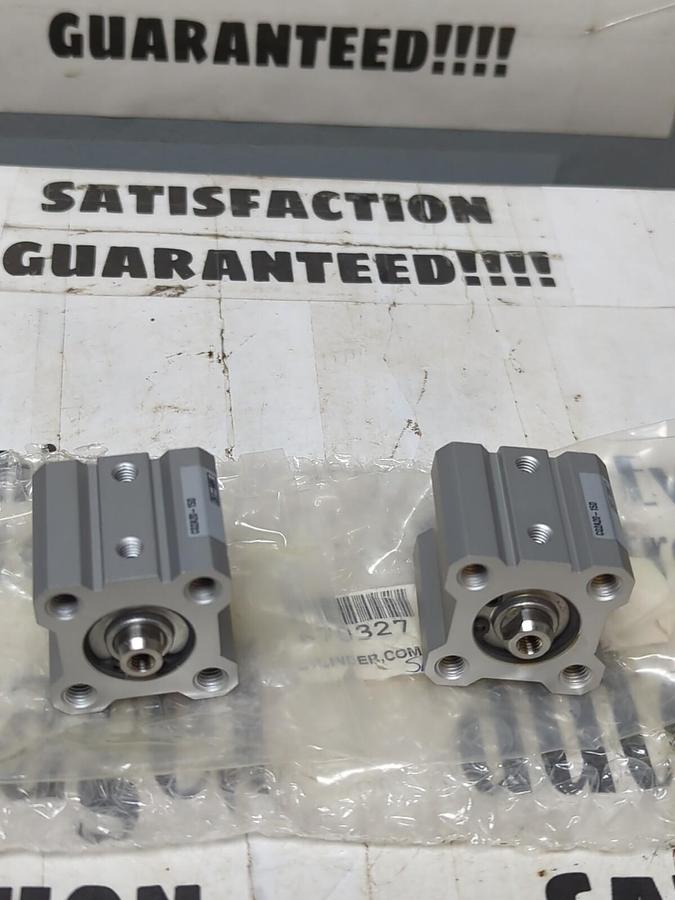 SMC,CQ2A20-15D,COMPACT AIR CYLINDER LOT OF 2 NOS