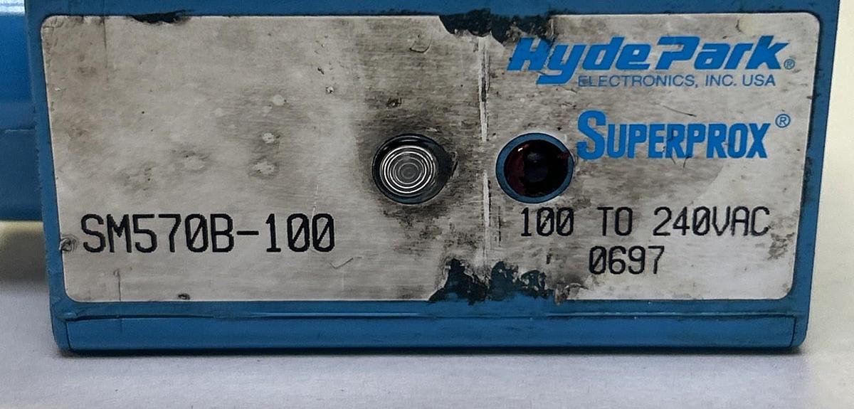 Used HYDEPARK,SM570B-100,ULTRASONIC SENSOR