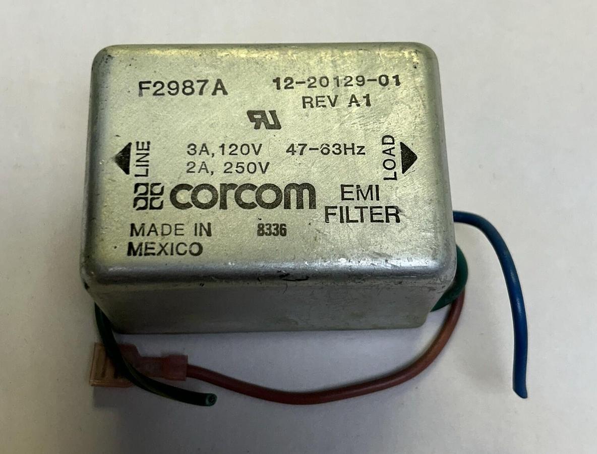 Used CORCOM,F2987A,EMI FILTER