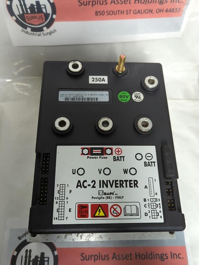 Used ZAPI,FZ8114-NACCO,AC-2 INVERTER 80/275 FLASH VNA PRE-OWNED