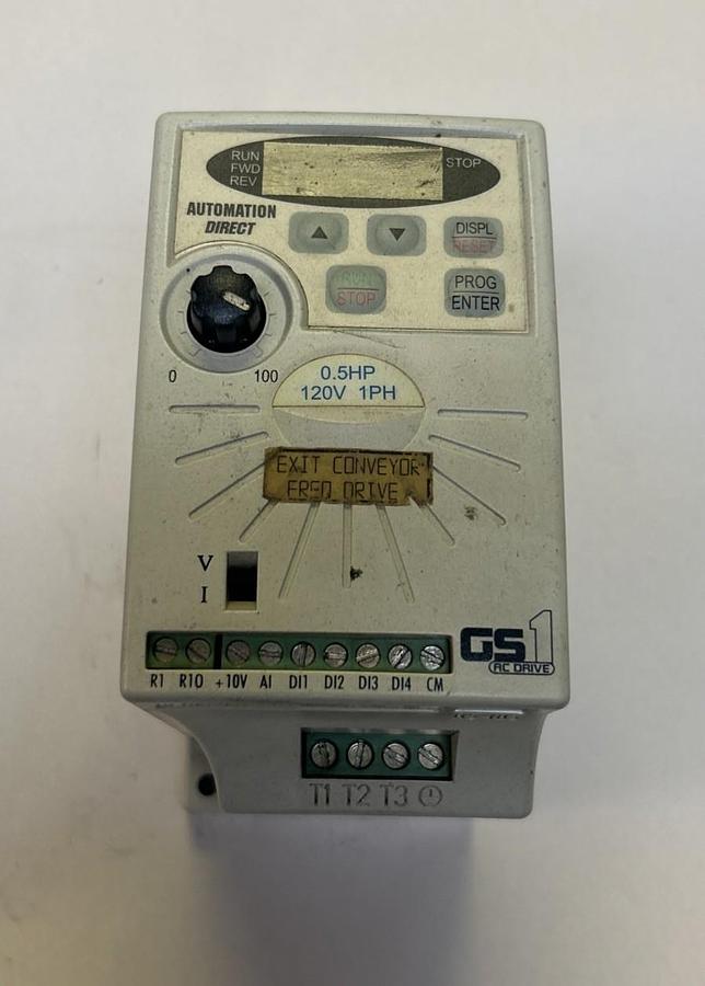 Used AUTOMATION DIRECT,GS1-10P5,AC DRIVE