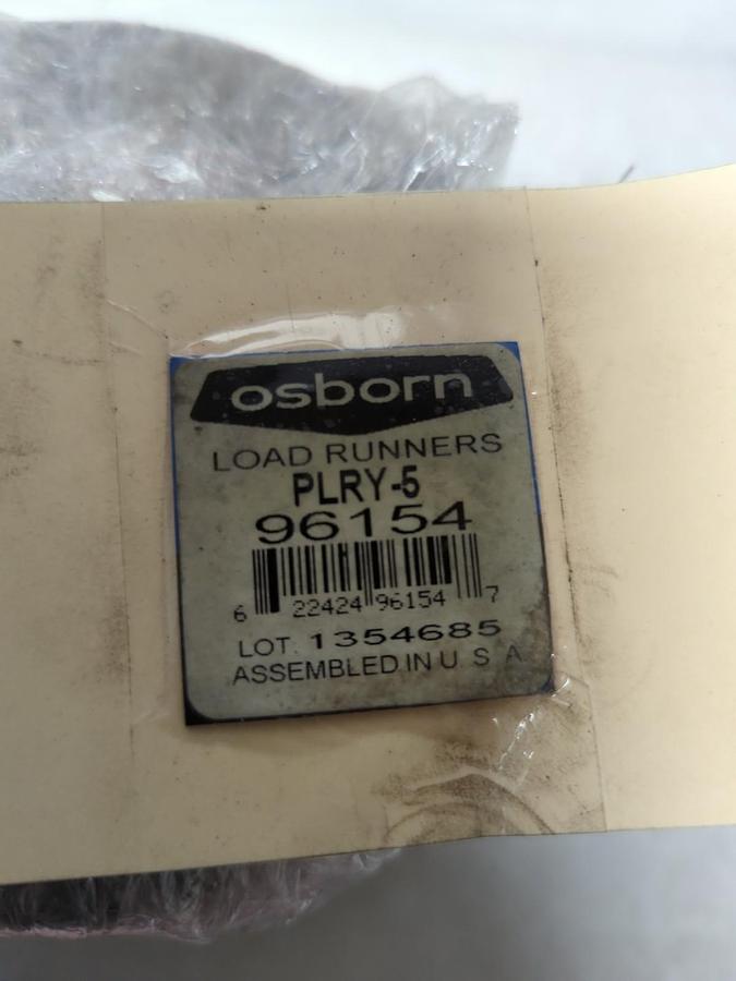 OSBORN,PLRY5,PLAIN YOKE STYLE LOAD RUNNER 1-3/4 IN BORE 5 IN O.D. MISSING BOX