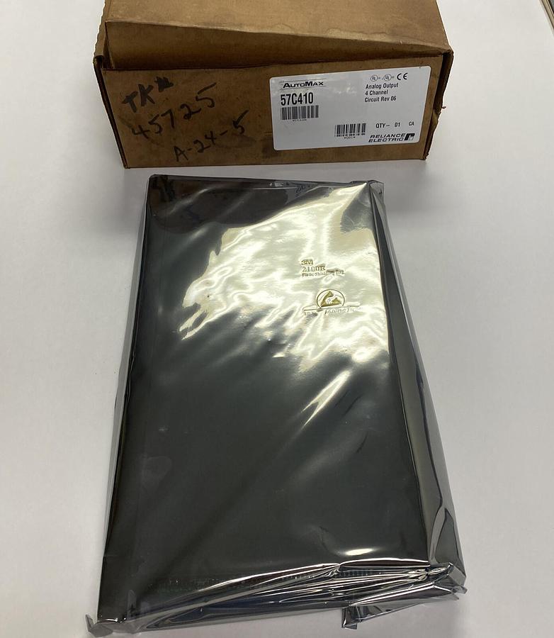 RELIANCE,57C410,ANALOG OUTPUT MODULE 4 CHANNEL CIRCUIT NOS