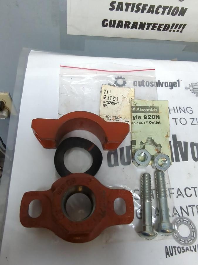 VICTAULIC,STYLE 920N,2 IN X 1 IN MECHANICAL T OUTLET NOS