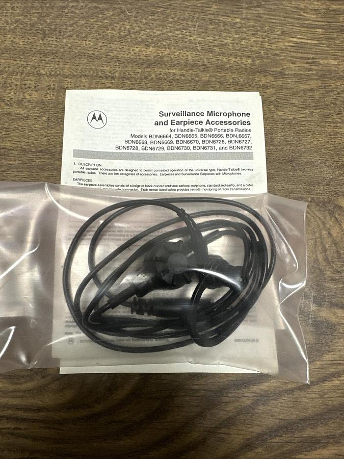Motorola,BDN6728A,Earphone w/Volume Control