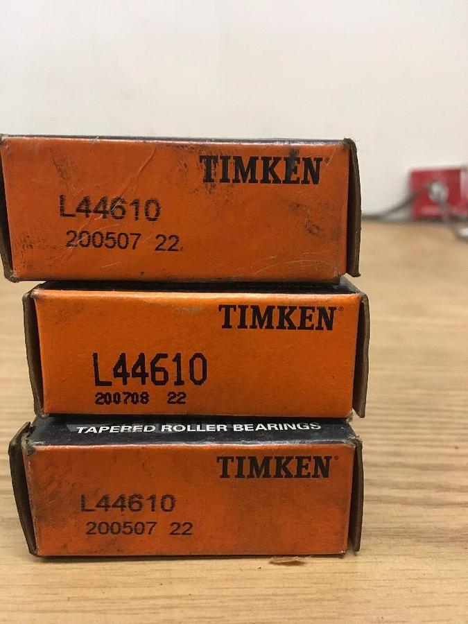 Timken,L44610,Tapered Roller Bearing Cup LOT OF 3