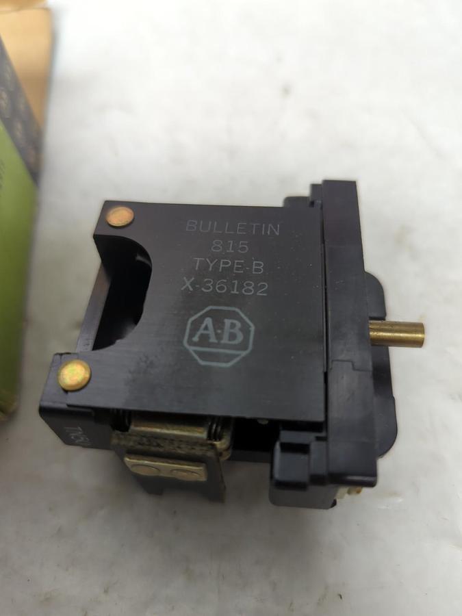 ALLEN BRADLEY,X-36182,L.H. OVERLOAD RELAY BUL 709 SIZE 0 & 1 NOS NOS