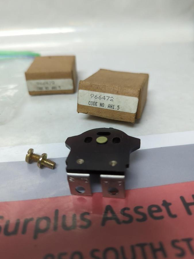 WESTINGHOUSE,966-472,TYPE MW OVERLOAD THERMAL HEATER RELAY LOT OF 2 NOS