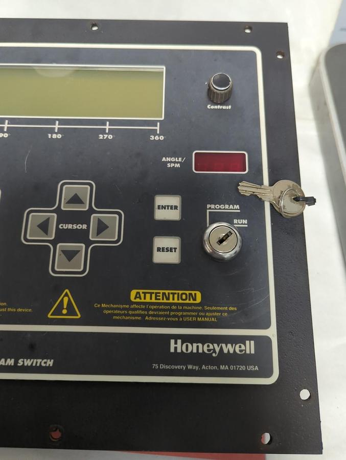 Used HONEYWELL,9642701,PROCAM 1500 WINTRISS PROGRAMMABLE CAM SWITCH PRE-OWNED