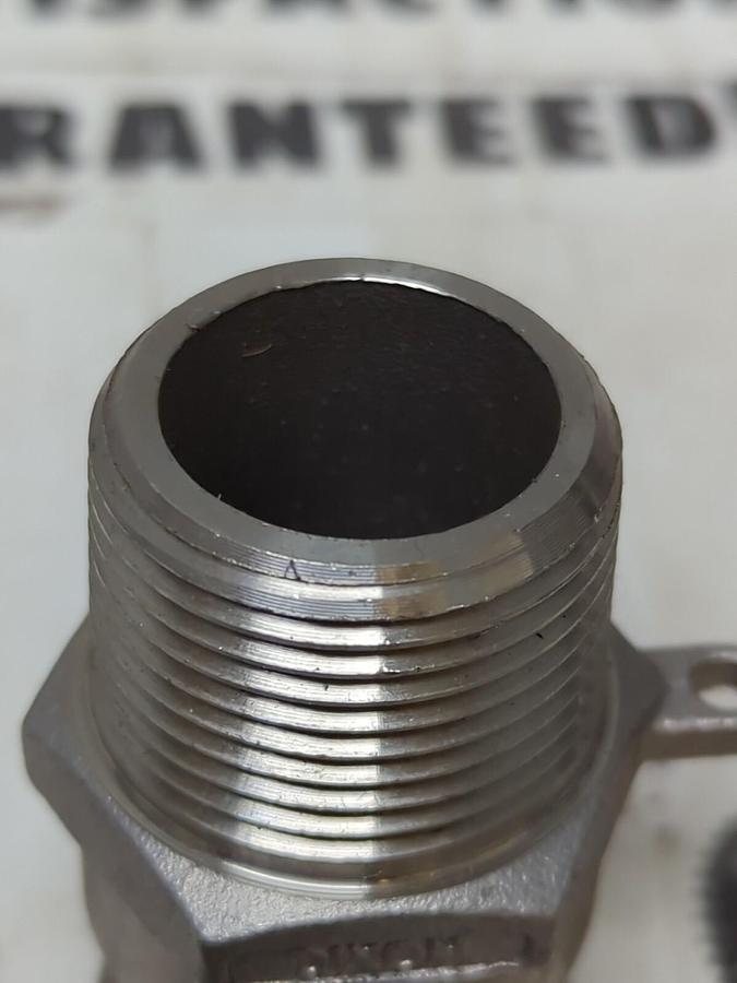 DIXON,100-F,CAM & GROOVE 1 INCH STAINLESS STEEL ADAPTER NOS