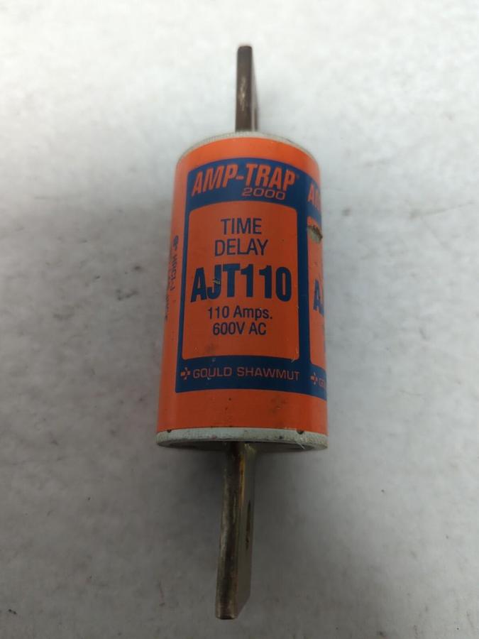 Used GOULD SHAWMUT,AJT110,AMP-TRAP 110 AMP FUSE PRE-OWNED