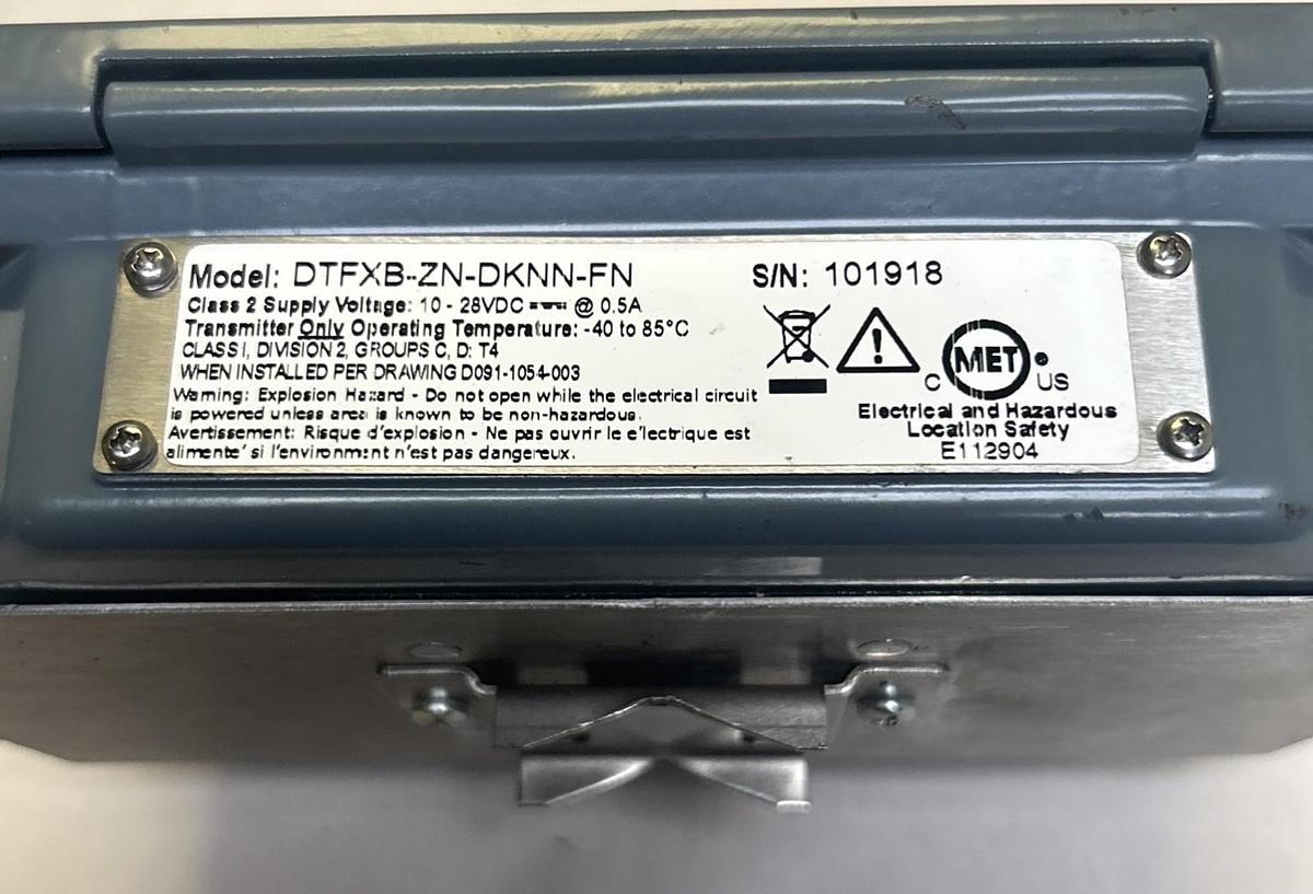 Used DYNASONICS,DTFXB-ZN-DKNN-FN,TFX ULTRA FLOW METER