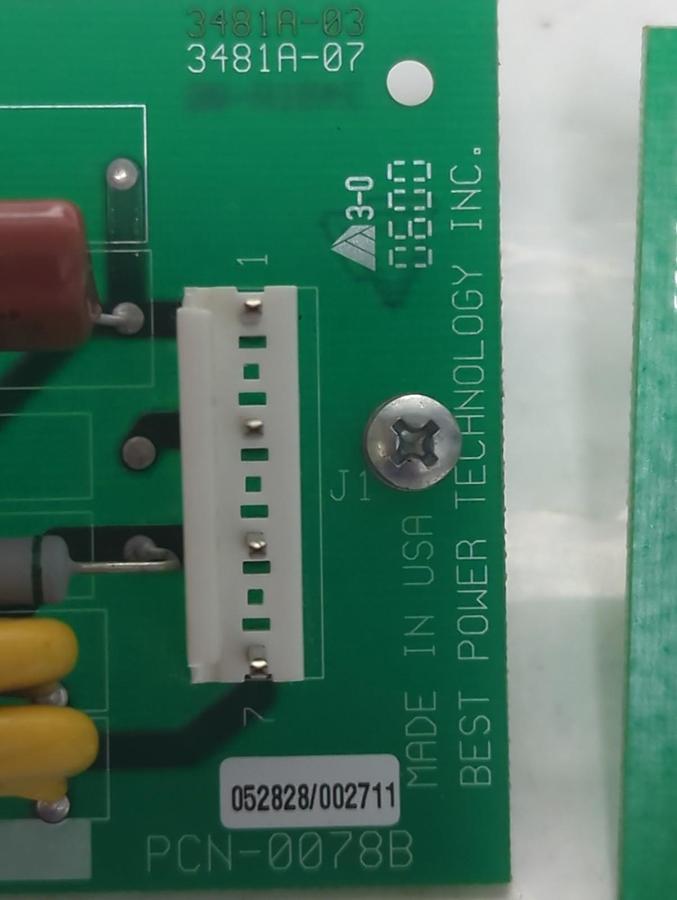 Used BEST POWER TECHNOLOGY,PNC-0078B,CIRCUIT BOARD LOT OF 2 PRE-OWNED