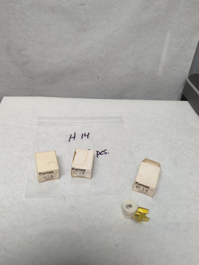 FURNAS,H14,THERMAL OVERLOAD HEATER ELEMENT LOT OF 3 NOS