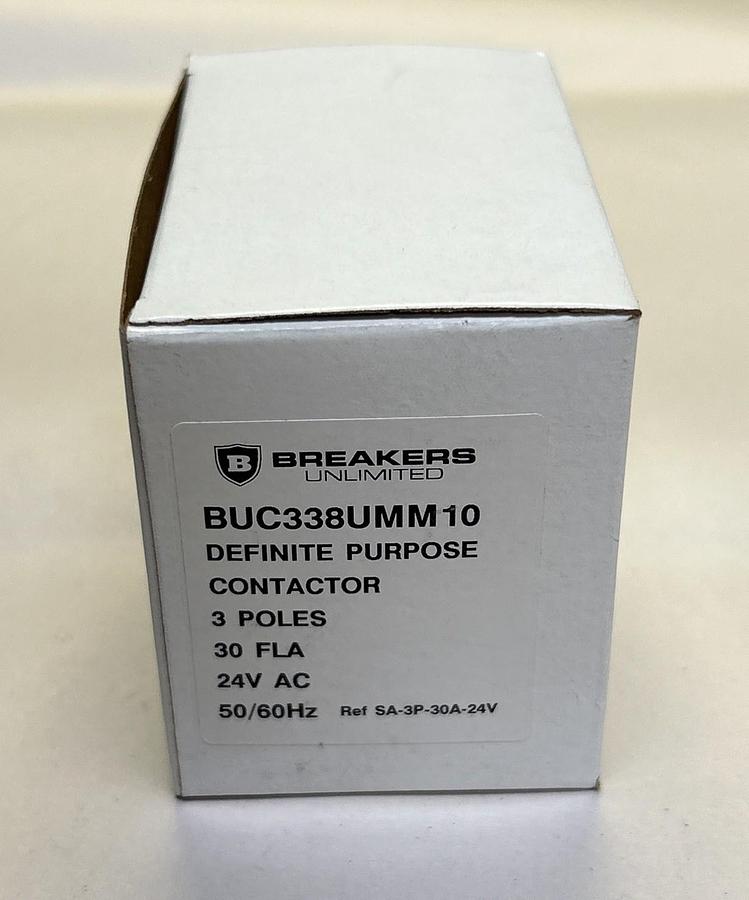 BREAKERS UNLIMITED,BUC338UMM10,DEFINITE PURPOSE CONTACTOR NOS