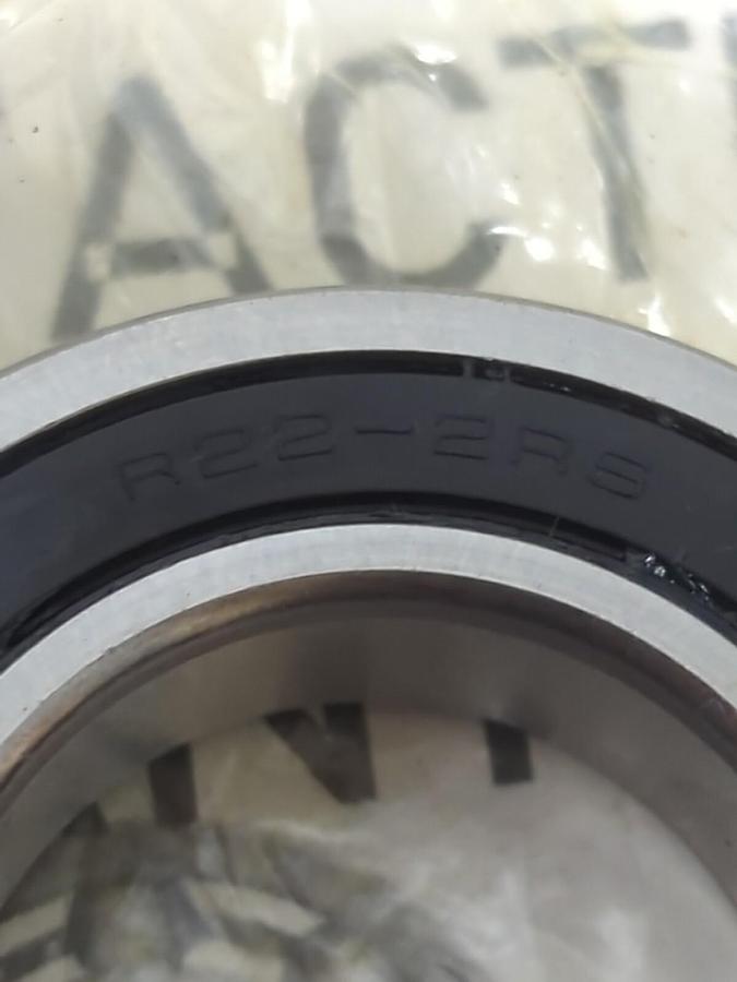 EBC,R22 2RS,DEEP GROOVE BALL BEARING RUBBER SEALED 1.375 INCH ID LOT OF 9 NOS