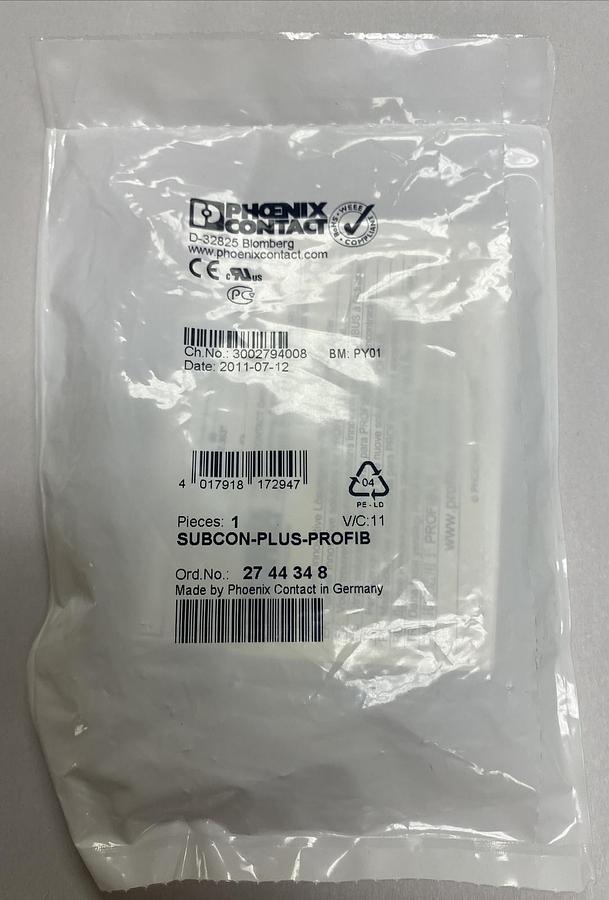 Used Phoenix Contact,2744584,Subcon-Plus-Pro fib Connector New