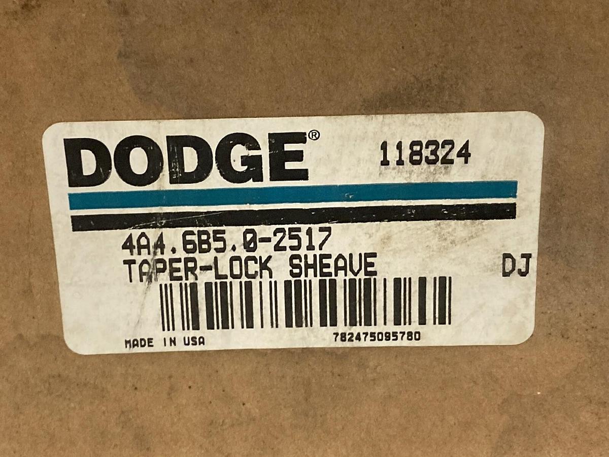 Used Dodge,118324 4A4.6B5.0-2517,4-Groove Sheave Taper Lock Bushing