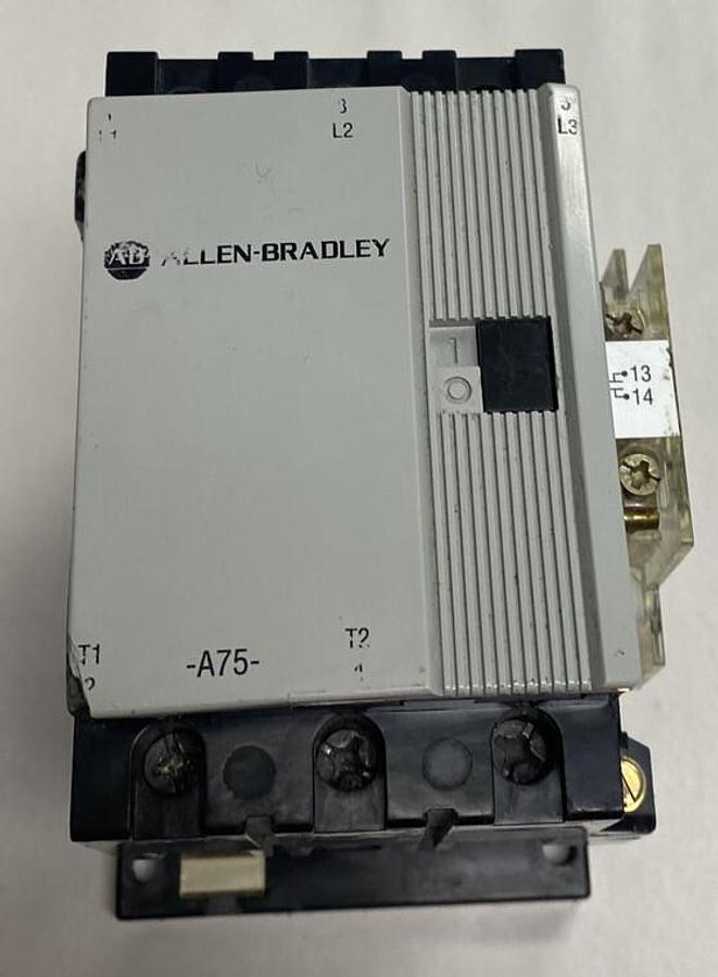 Used ALLEN BRADLEY,100-A75N*3,CONTACTOR 75A 3PH