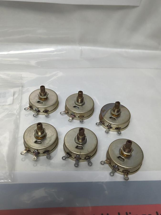 Used MALLORY,M10MPK,POTENTIOMETER LOT OF 6 PRE-OWNED