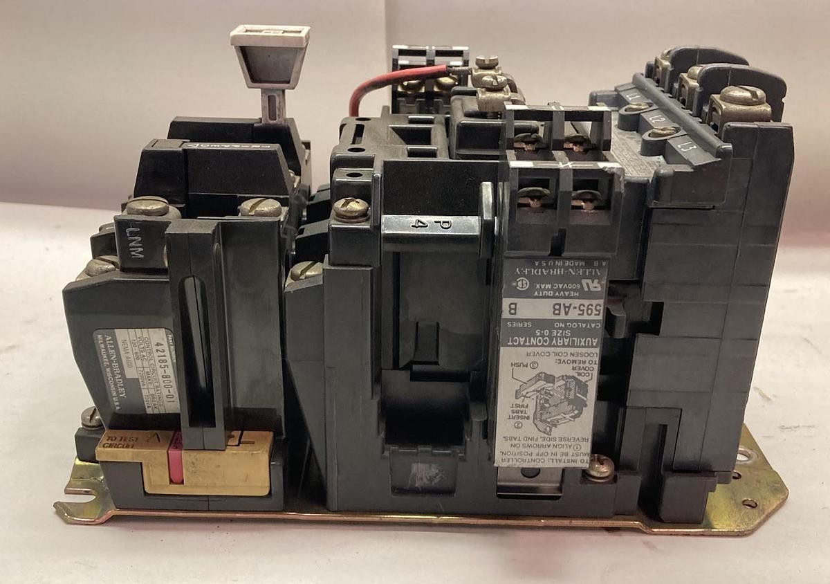 Used Allen-Bradley,509-BOD,Nema Full Voltage Non-Reversing Starter Size 1 115-120V 60
