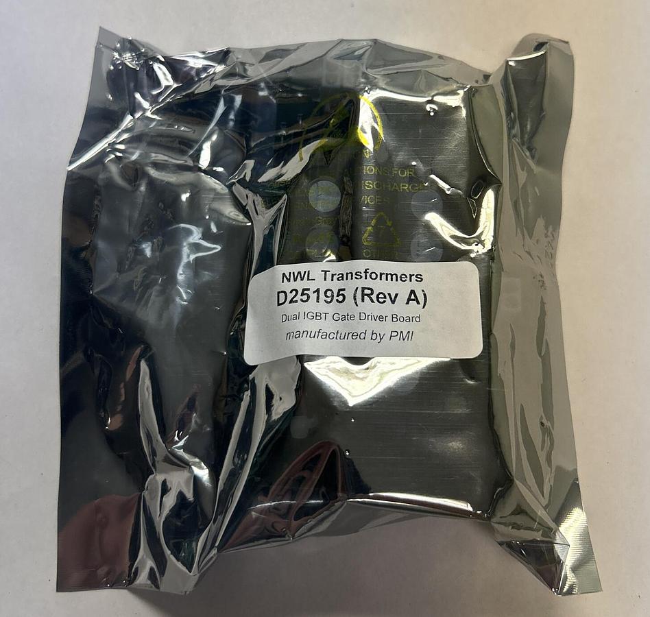 NWL TRANSFORMERS,D25195,DUAL IGBT GATE DRIVER BOARD NOS