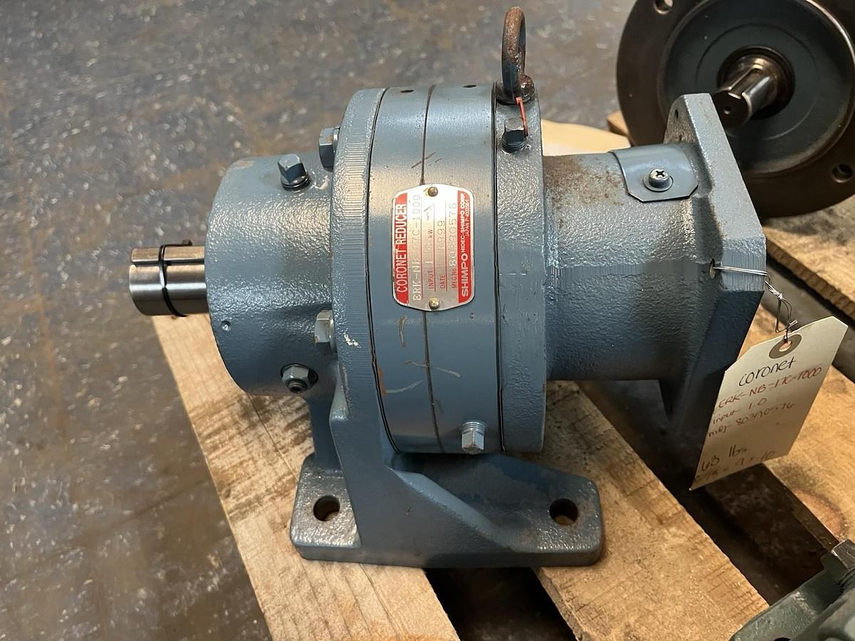 Used NIDEC-SHIMPO,ERK-NB-17C-1000,CORONET REDUCER