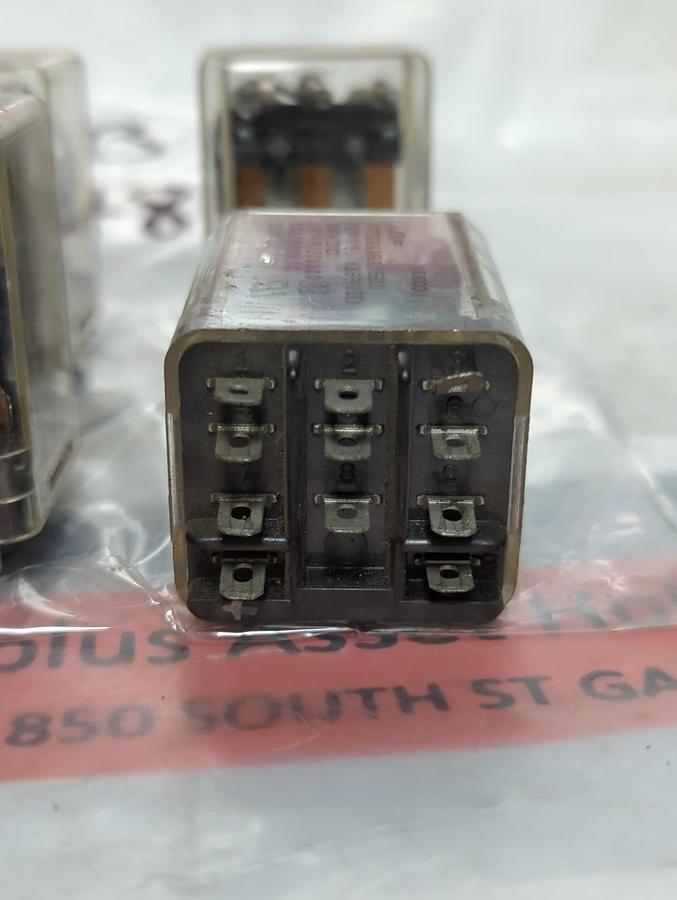 Used POTTER & BRUMFIELD,KU-4818,RELAY LOT OF 6 PRE-OWNED