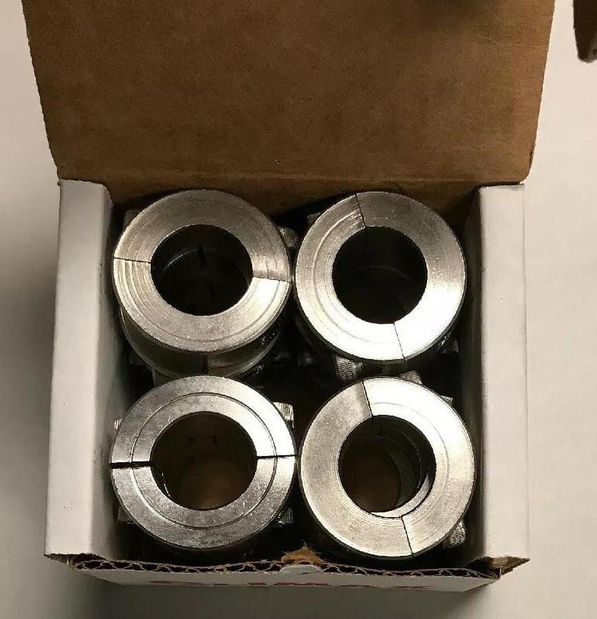 Used Climax,2C-093-S,Clamping Shaft Collar 15/16 INCH SS Box of 20