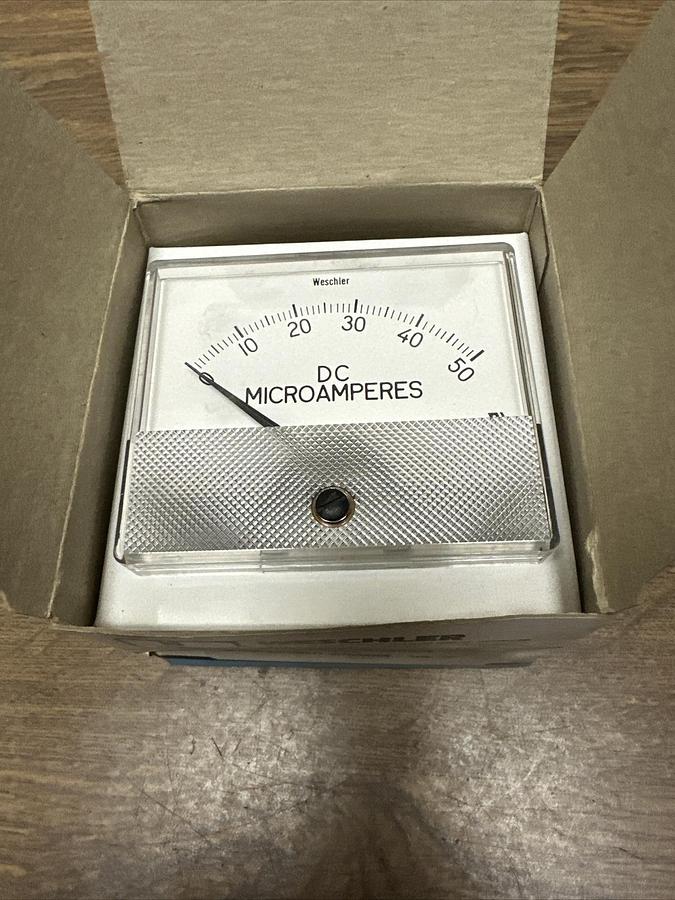 Weschler,GX-352,0-50 Microamps