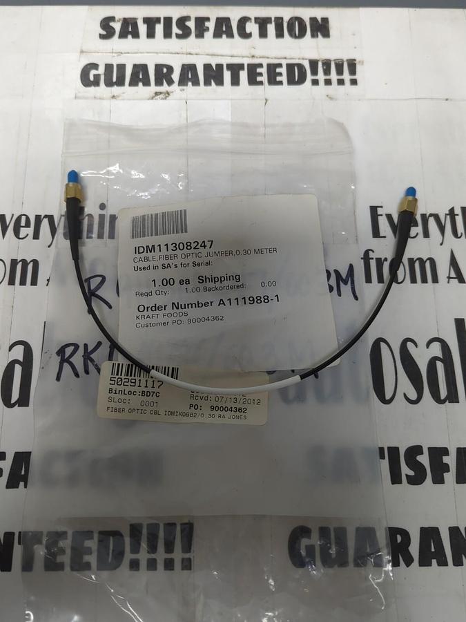 R.A. JONES,IDM11308247,CABLE FIBER OPTIC JUMPER.0.30 METER NOS