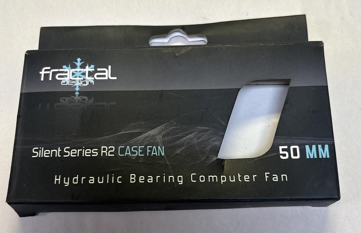 FRACTAL,50MM SILENT SERIES R2,HYDRAULIC BEARING COMPUTER FAN NOS