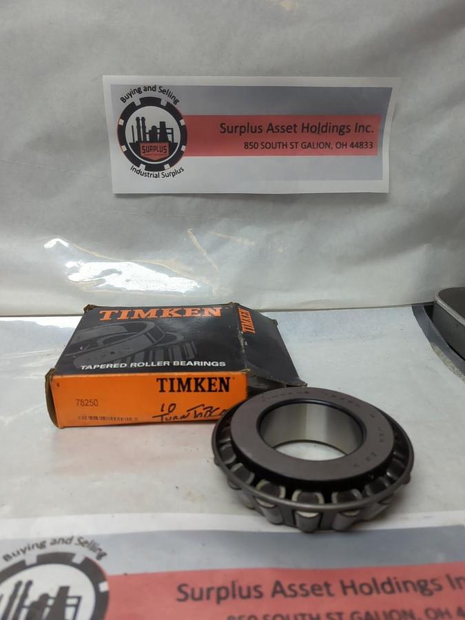 TIMKEN,78250,ROLLER BEARING CONE NOS