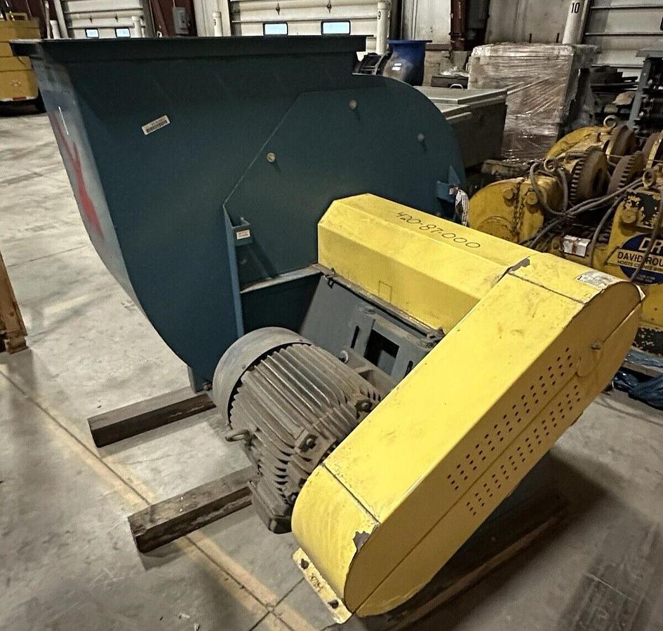 Used Twin City Fan & Blower,BC-SW,Size 270 15HP 3PH