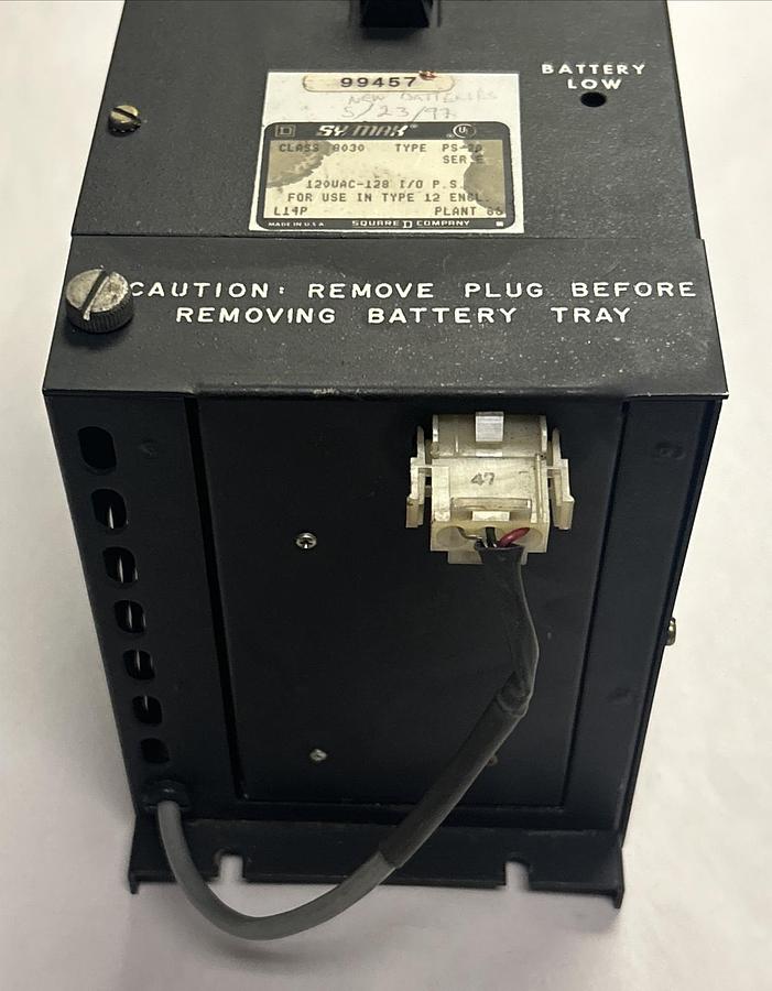 Used SYMAX,8030-PS-20,POWER SUPPLY