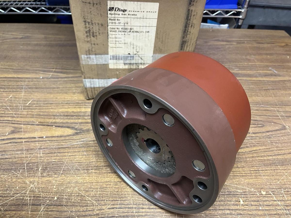 DINGS DYNAMICS,71015-97-U1H,BRAKE TORQ 15LB/FT 4P NEMA 2 230/460 1PH