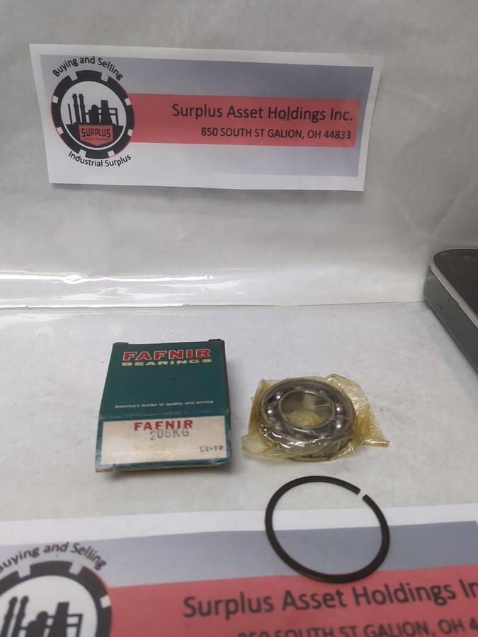 FAFNIR,206KG,BALL BEARING WITH SNAP RING NOS