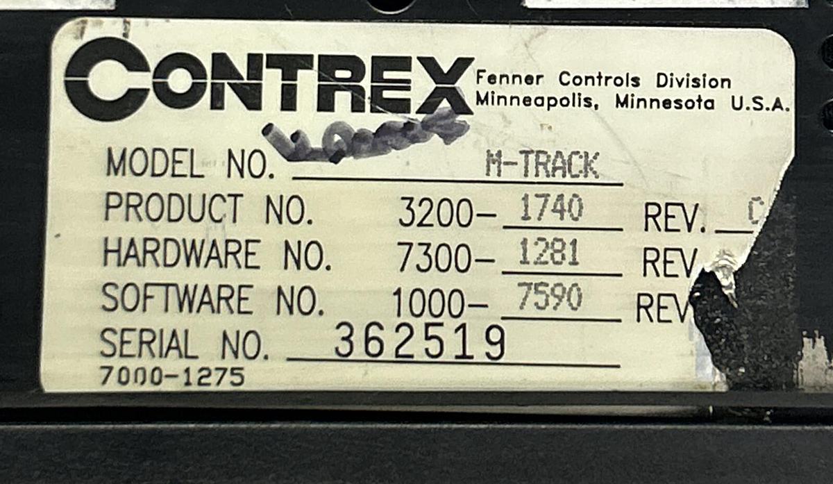 Used FENNER CONTREX,M-TRACK,SYNCRONIZING CONTROL