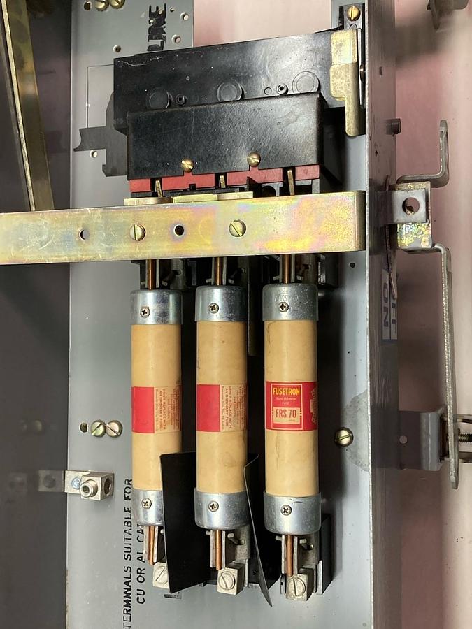 Used Westinghouse,TAP 363,3-Phase Bus Duct Fusible PLUG 100A 600Vac