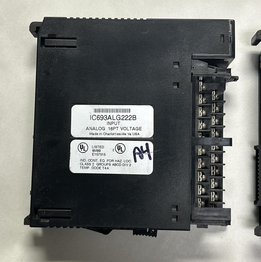 Used GE FANUC,IC693ALG222B,ANALOG INPUT MODULE LOT OF 2