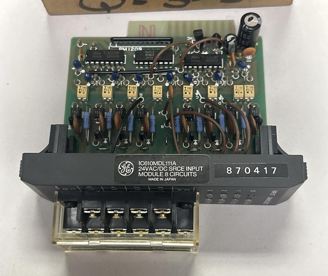 Used GE FANUC,IC610MDL111A,INPUT MODULE NEW