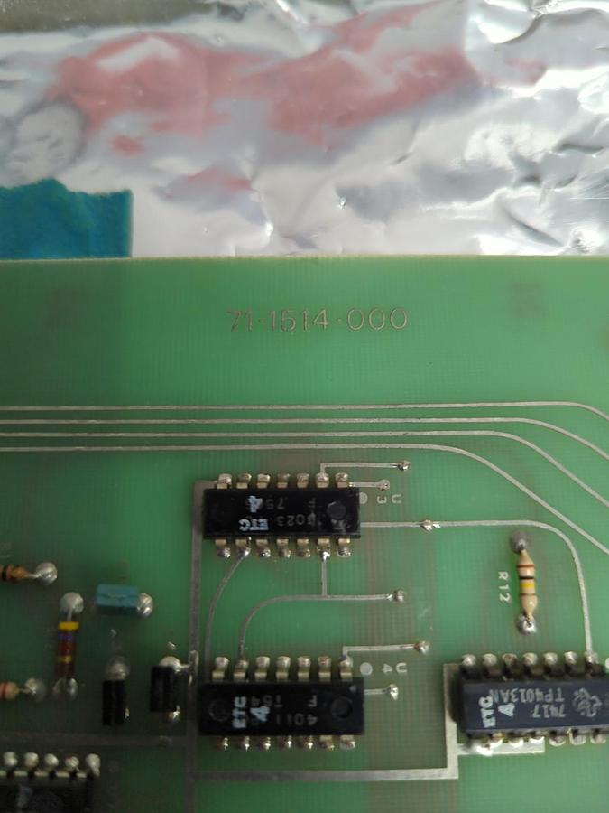 Used STEPPING LOGIC,71-1514-000,CIRCUIT BOARD REV B PRE-OWNED