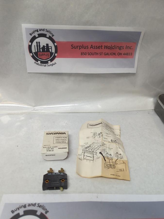 SLYVANIA,KTM-10,AUXILIARY CONTACT NOS