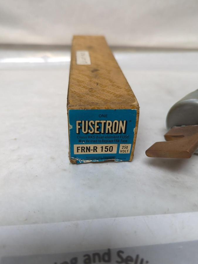 COOPER BUSSMANN,FRN-R-150,FUSETRON 150 AMP FUSE NOS