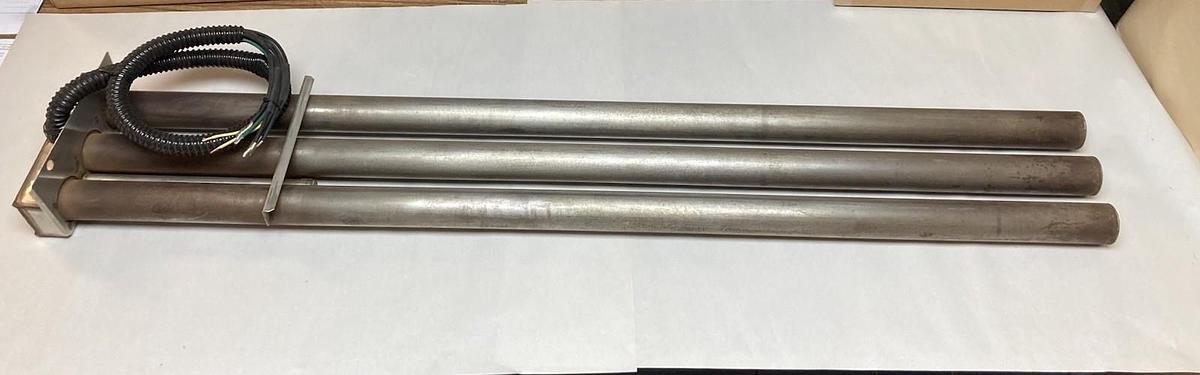 Used Clepco,WC27242AH,3-Phase Immersion Heater 27KW 240V 65.1A