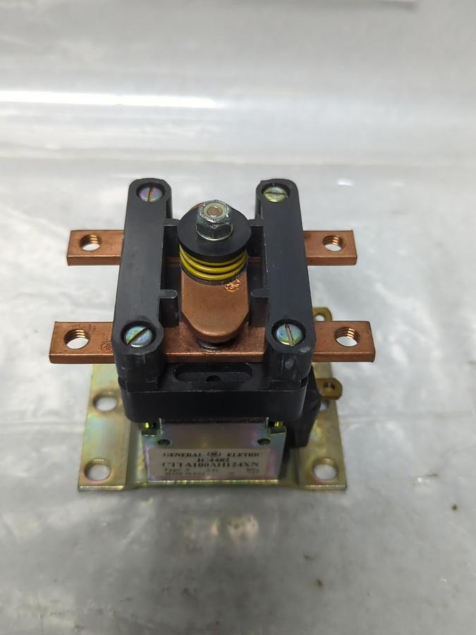 Used GE,CTTA100AH124XN,TYPE A CONTACTOR 24V 80A RE-OWNED