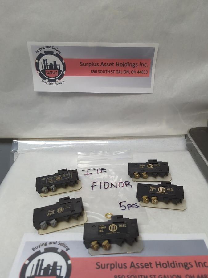 Used ITE,FL0NOR,AUXILIARY INTERLOCK LOT OF 5 PRE-OWNED