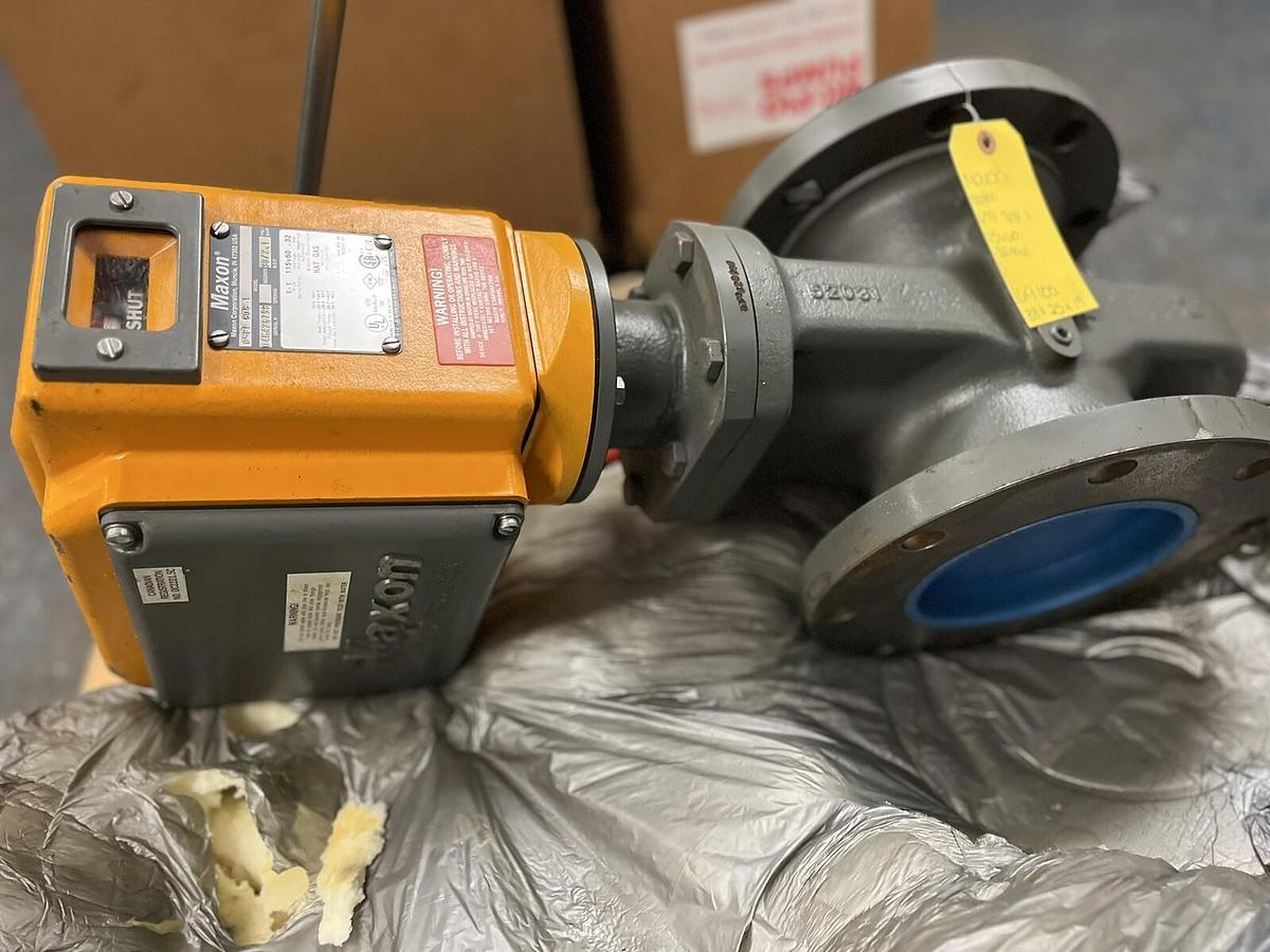 Used MAXON,808-1,NATURAL GAS SHUT OFF 6" REFURBISHED