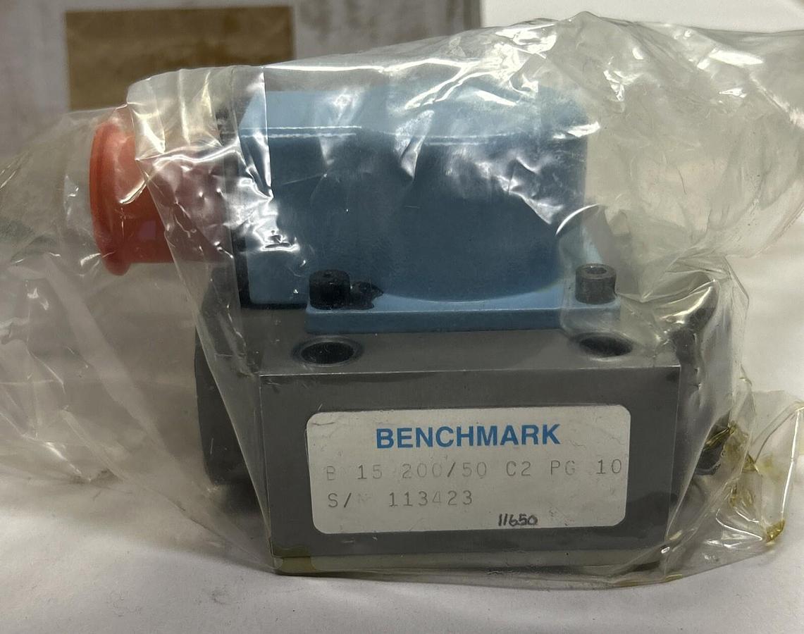 Used BENCHMARK,BM15200/50C2PG10,SERVO VALVE REFURBISHED
