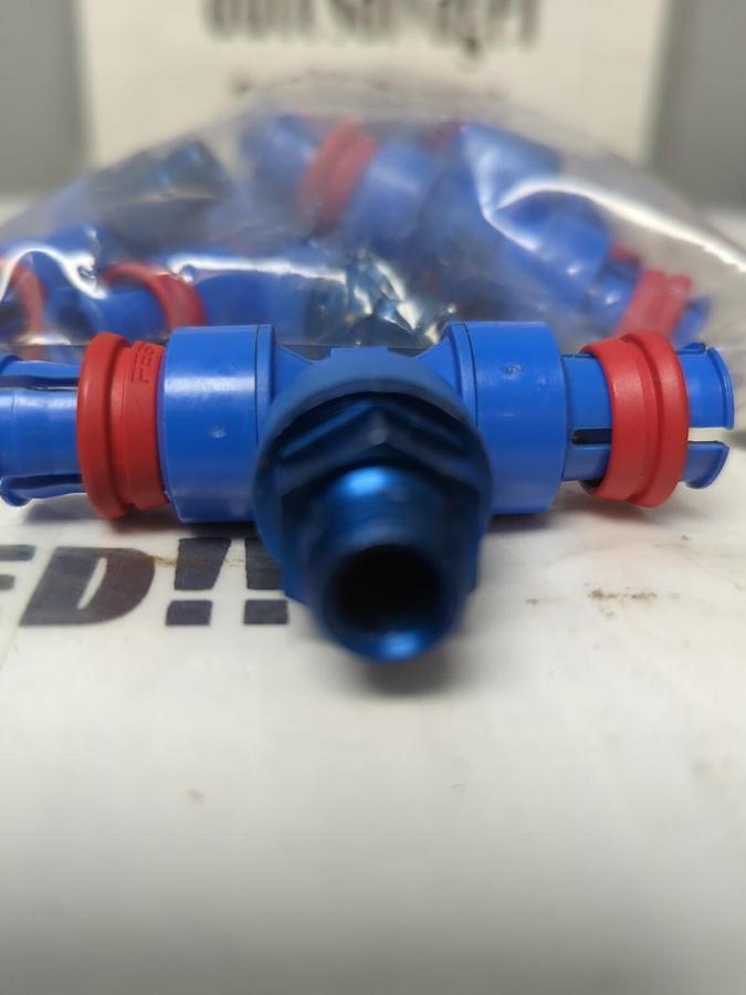 FESTO,3/8 INCH,PNEUMATION UNION TEE PUSH-ON/SCREW LOT OF 10 NOS